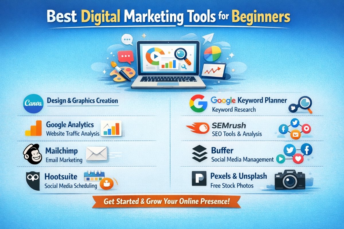 Best Digital Marketing Tools for Beginners