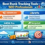 Best rank tracking tools dashboard showing keyword rankings and SEO performance metrics