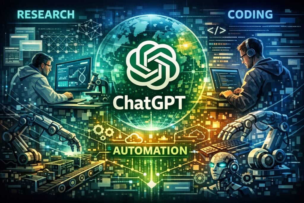 ChatGPT AI tool for research coding and automation tasks