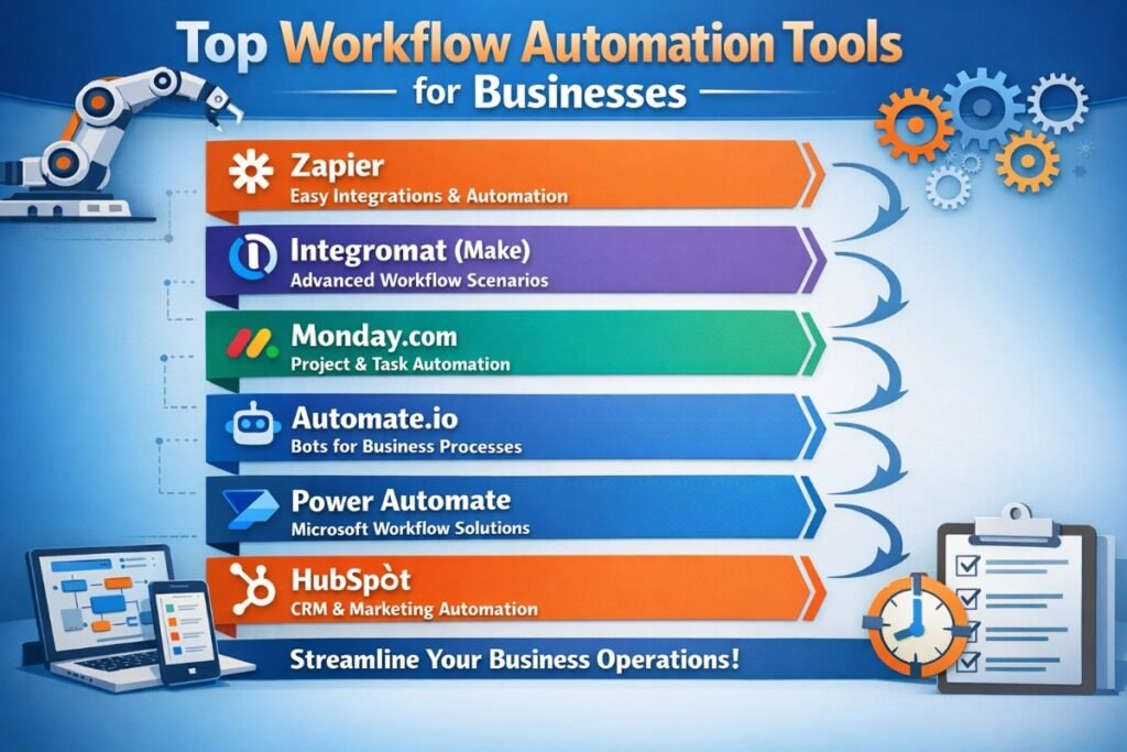 Top Workflow Automation Tools for Businesses