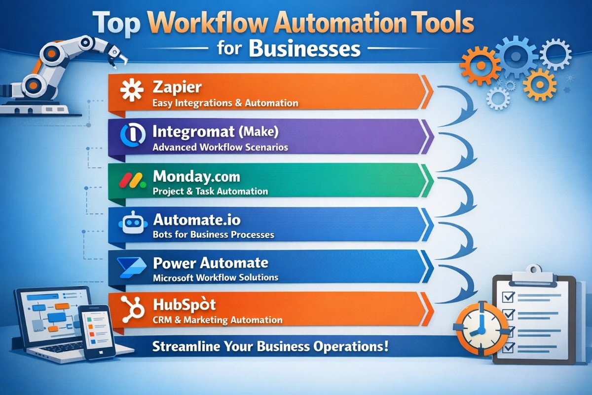 Top Workflow Automation Tools for Businesses